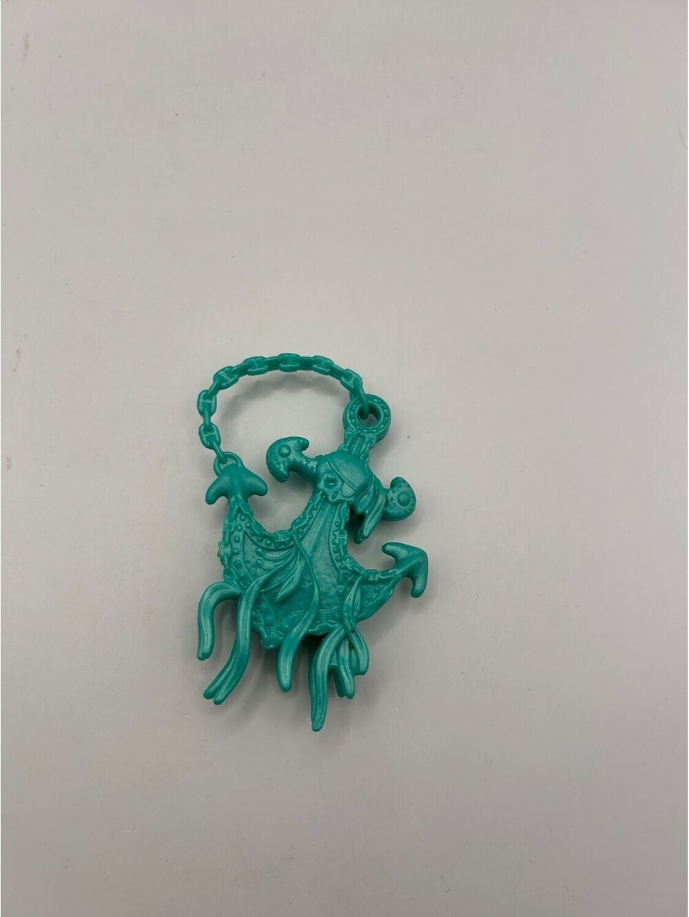 Teal Nautical Anchor Skull Tentacles Doll Purse Pirate Accessory Bag Collectible